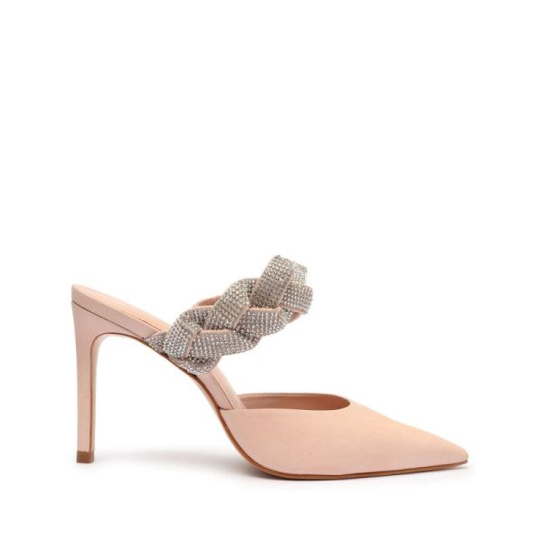 Schutz | Anessa Nubuck Pump-Sweet Rose - Click Image to Close