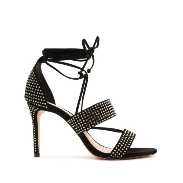 Schutz | Sybil Lace Up Sandal-Black