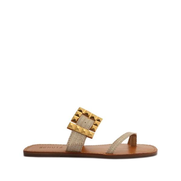 Schutz | Malie Fabric Sandal-Straw