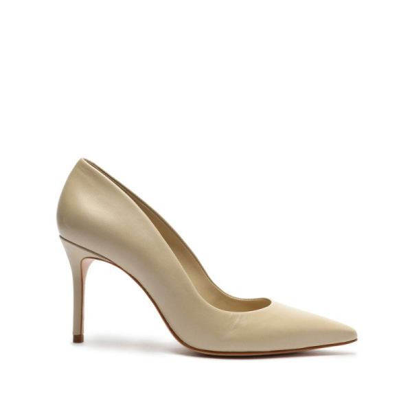 Schutz | Lou Lo Nappa Leather Pump-Eggshell