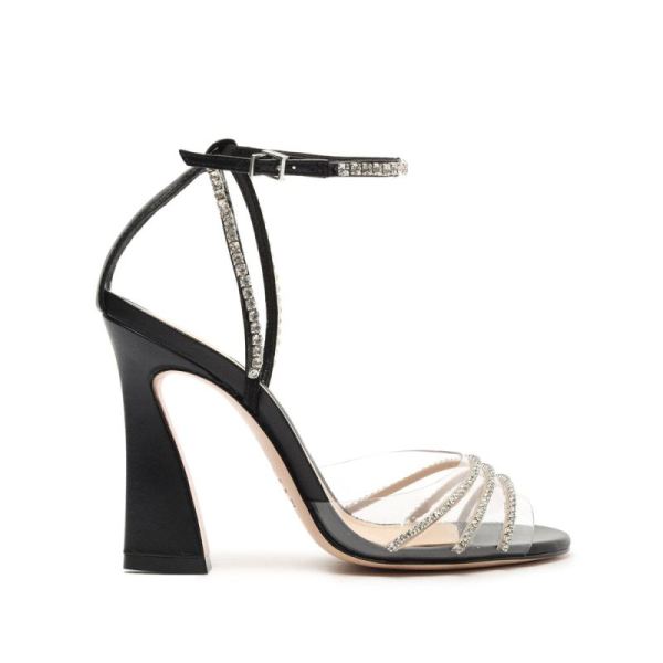 Schutz | Rowenah Nappa Leather Sandal-Black