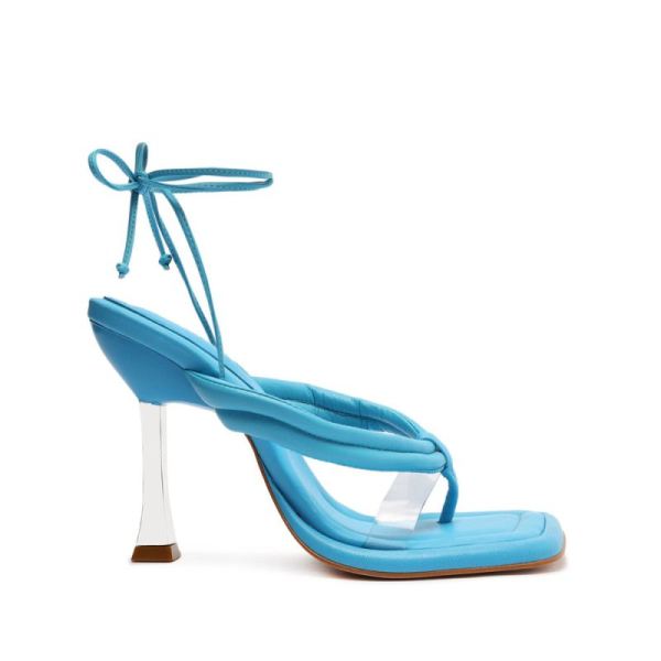 Schutz | Meghan Vinyl Sandal-True Blue