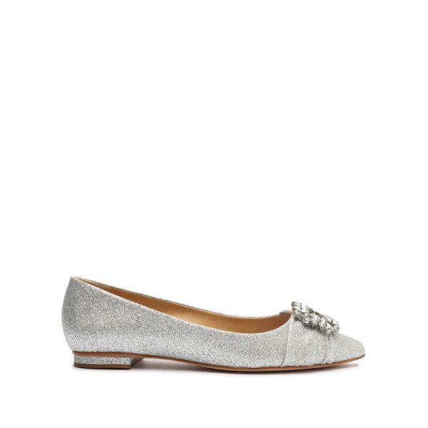 Schutz | Meisho Glittery Flat-Silver