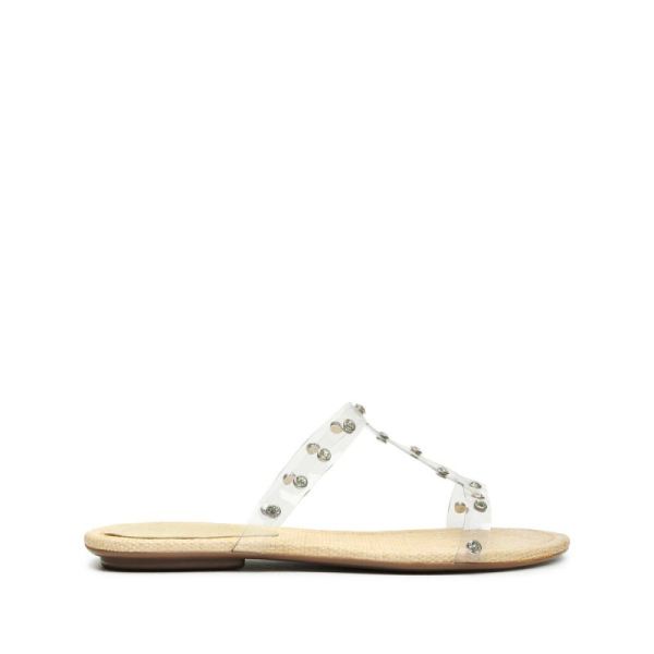 Schutz | Loretta Vinyl Sandal-Transparent - Click Image to Close