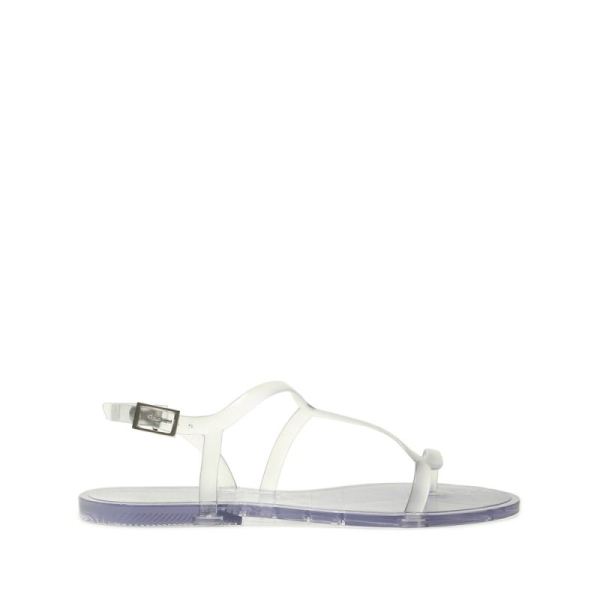 Schutz | Tanner Jelly Sandal | Slim Straps -Clear - Click Image to Close