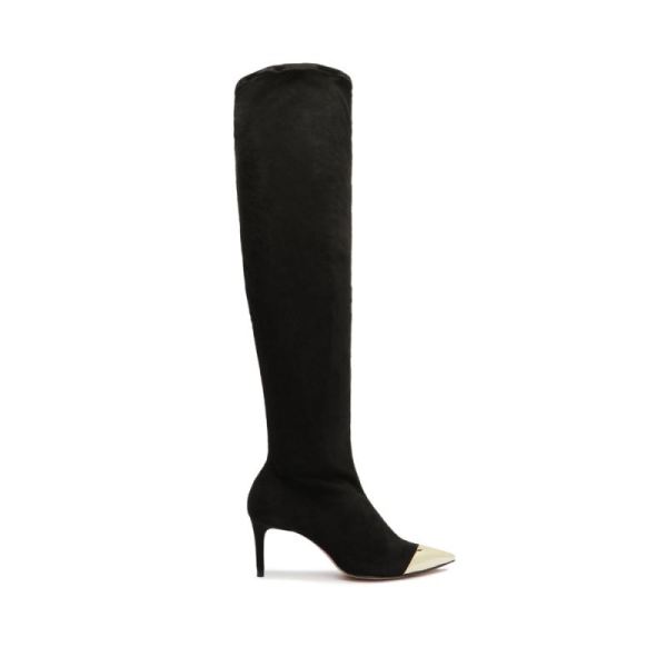 Schutz | Luh Up Mid Stretch Boot-Black