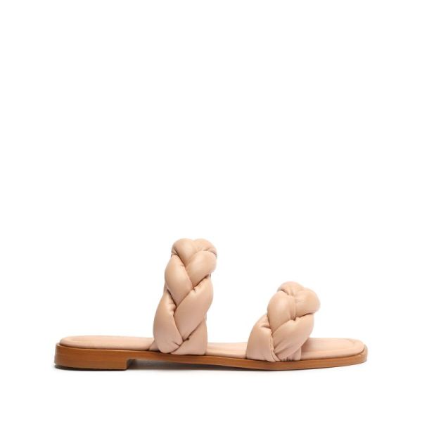 Schutz | Soo Leather Sandal-Sweet Rose