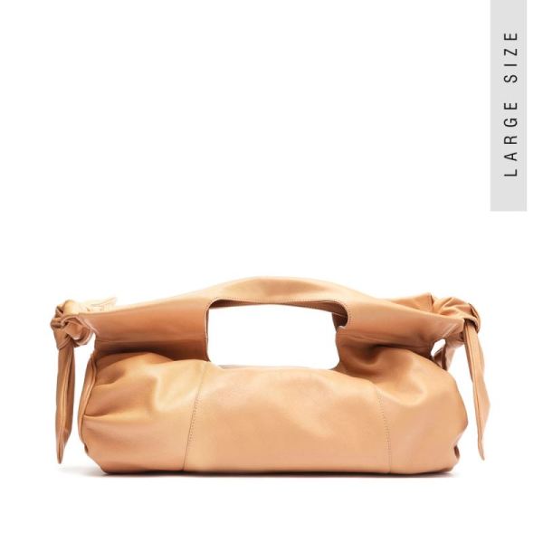 Schutz | Shopping Demi Leather Bag-Honey Beige