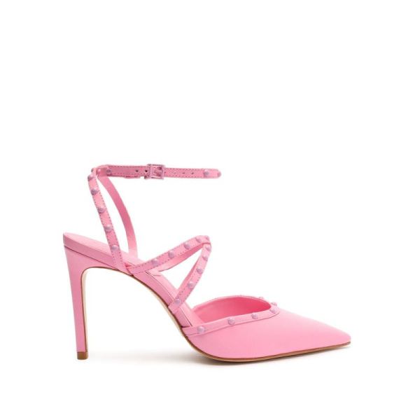 Schutz | Anne Nappa Leather Pump-Club Rose - Click Image to Close