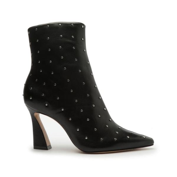 Schutz | Belisa Leather Bootie-Black - Click Image to Close