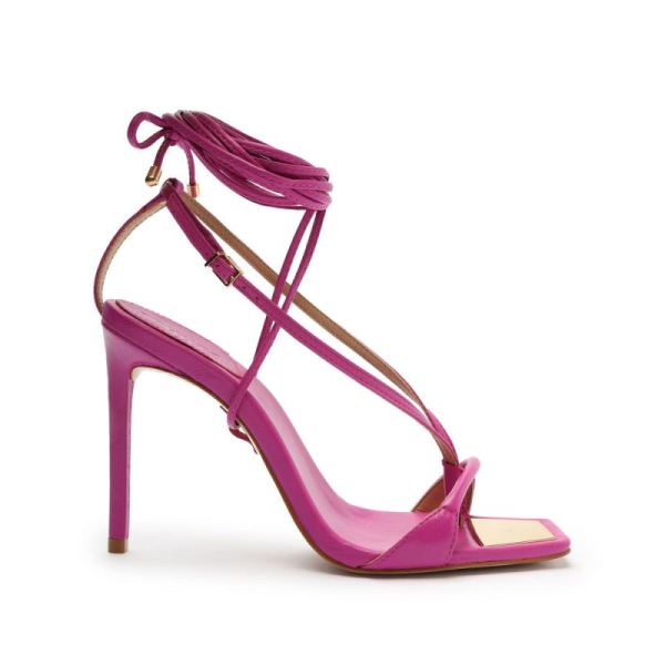 Schutz | Vikki Leather Sandal-Very Pink