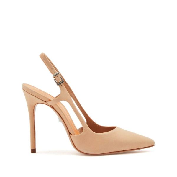 Schutz | Boris Nubuck Pump-Honey Beige - Click Image to Close