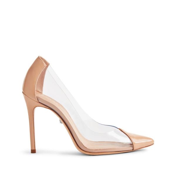 Schutz | Cendi Pump | High-Heeled Classic Shoe -Honey Beige - Click Image to Close