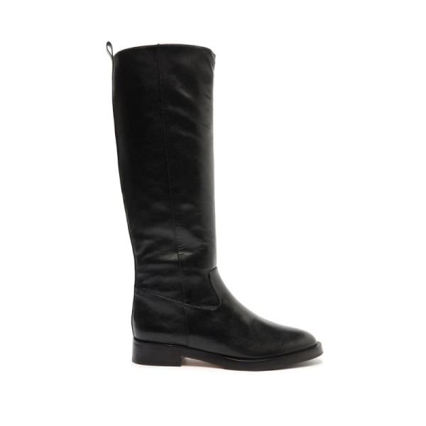 Schutz | Goldie Leather Boot-Black