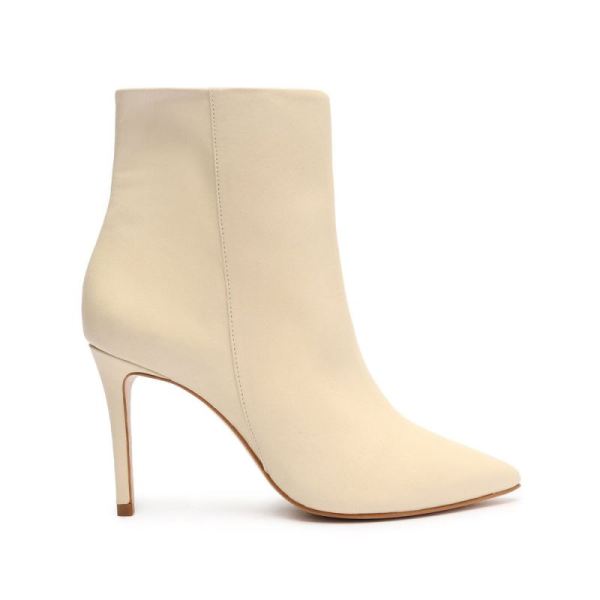 Schutz | Mikki Leather Bootie-Eggshell