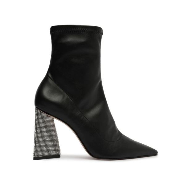 Schutz | Cyrus Nappa Leather Bootie-Black