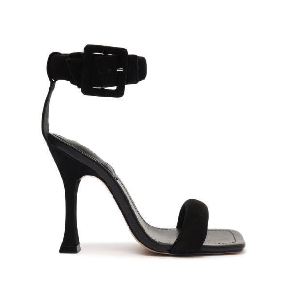 Schutz | Gigih Nubuck Sandal-Black