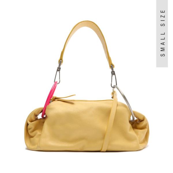 Schutz | Paris Leather Crossbody-New Yellow