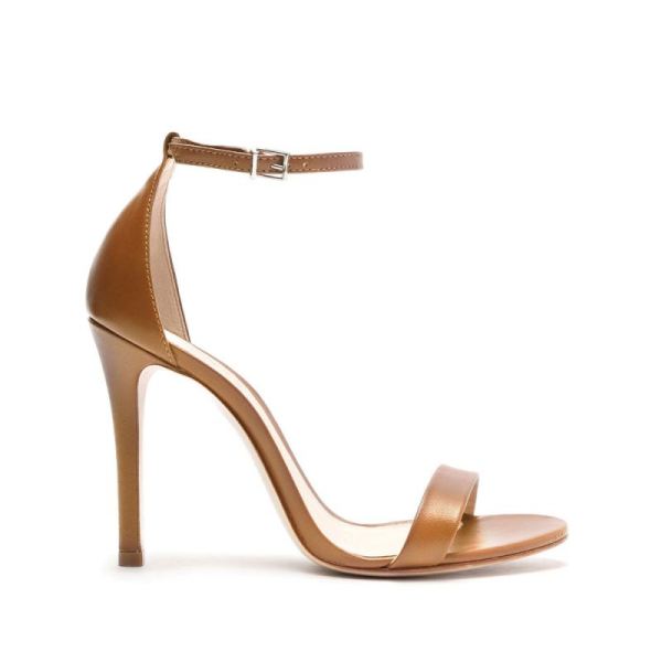 Schutz | Cadey-Lee Leather Sandal-Wood