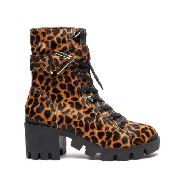 Schutz | Calista Leopard-Printed Leather Bootie-Leopard