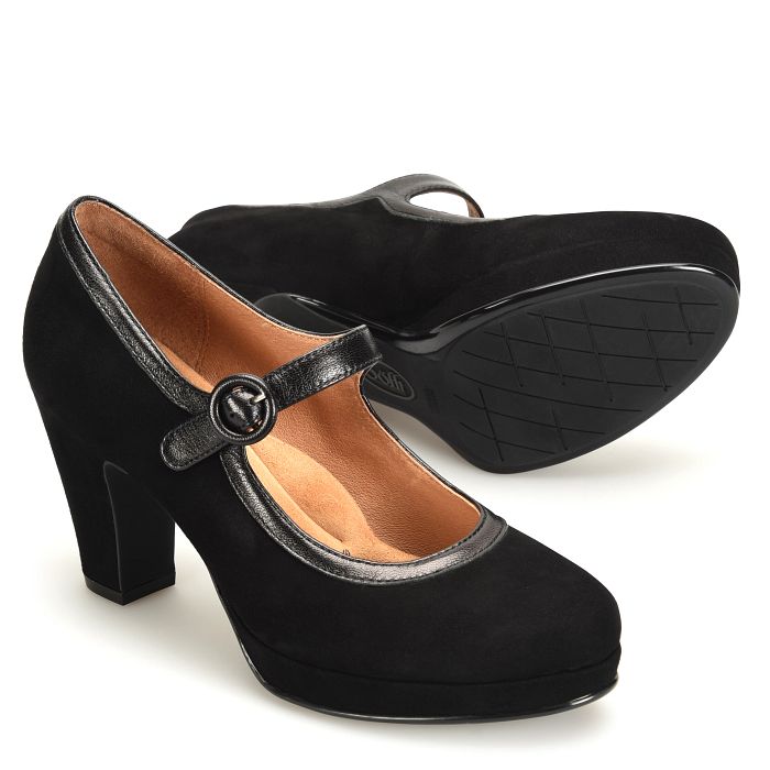 Sofft Women's Grayling-Black Suede (Black)