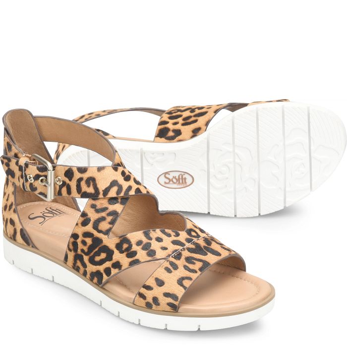 Sofft Women's Mirabelle-Tan Leopard (Black)