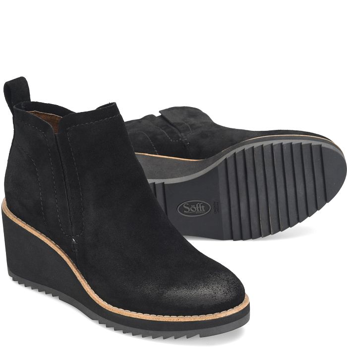 Sofft Women's Emeree-Black Suede (Black)