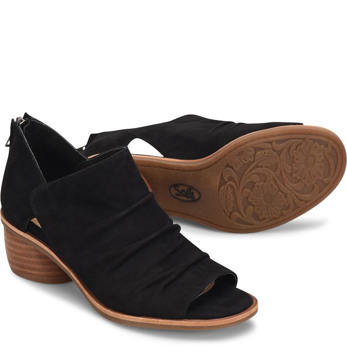 Sofft Women's Catelyn-Black Suede (Black)