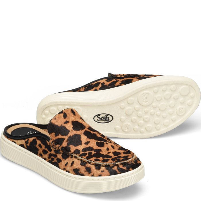 Sofft Women's Somers Moc-Coffee Leopard (Animal Print)