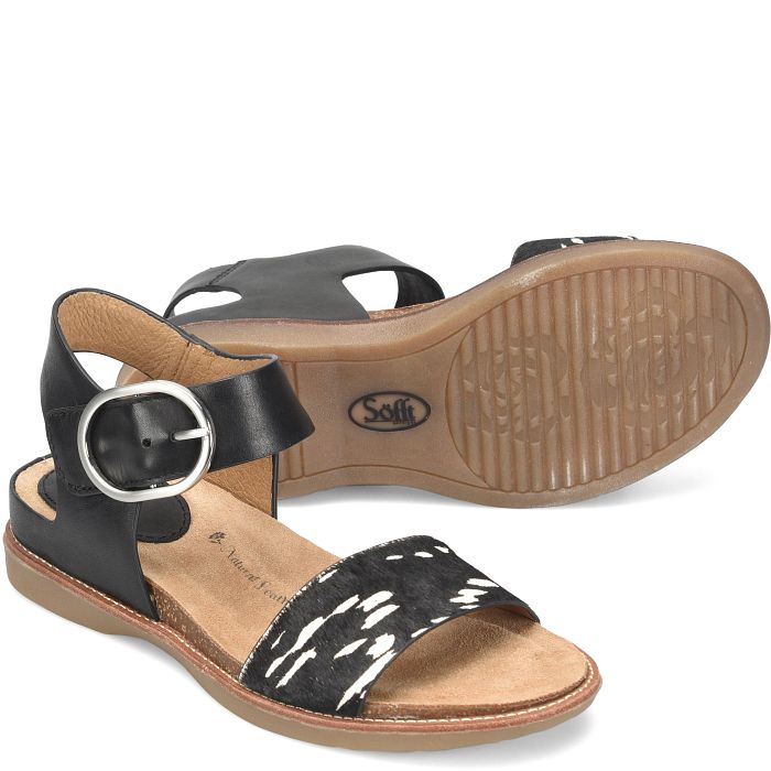 Sofft Women's Bali-Black/Black-White (Multicolor)