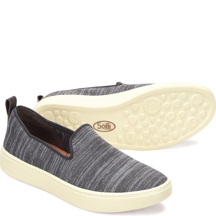 Sofft Women's Somers Slip On Knit-Steel Grey (Grey)