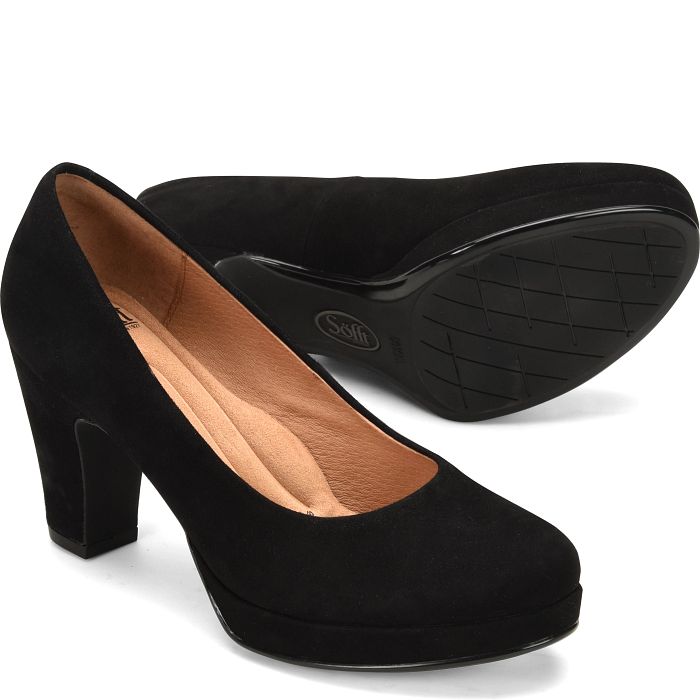 Sofft Women's Gabie-Black Suede (Black)