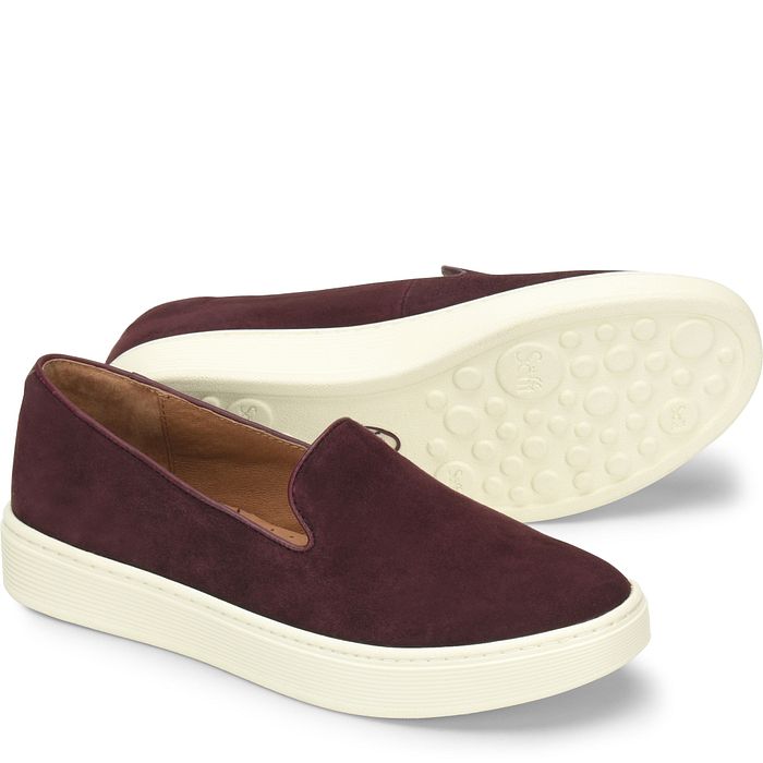 Sofft Women's Somers Slip On-Cordovan (Purple)