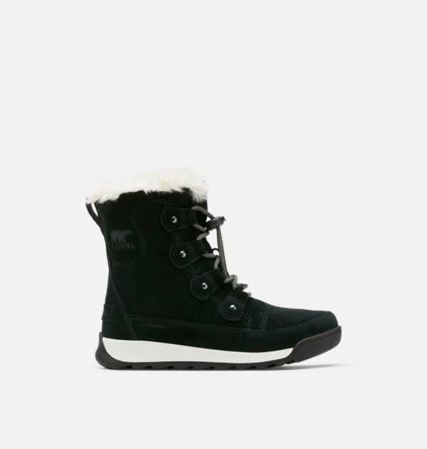 Sorel-Youth Whitney II Joan Lace Boot-Black Fawn - Click Image to Close