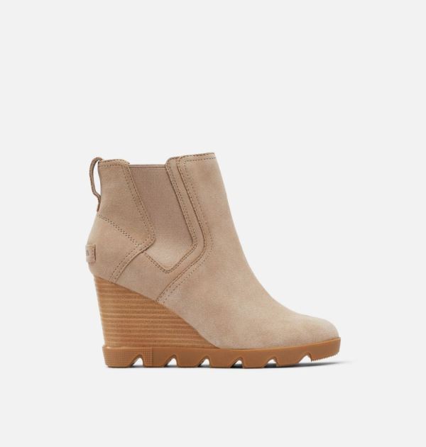 Sorel-Women's Joan Uptown Chelsea Bootie-Omega Taupe Gum 2 - Click Image to Close