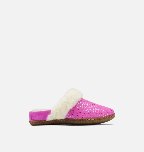 Sorel-Youth Nakiska Slide II Slipper-Bright Lavender Gum 2