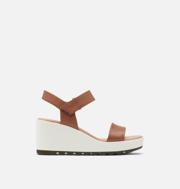 Sorel-Women's Cameron Wedge Sandal-Velvet Tan - Click Image to Close