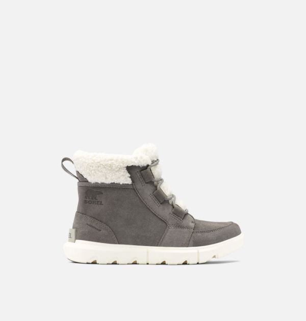 Sorel-Women's Explorer II Carnival Cozy-Quarry Dove - Click Image to Close