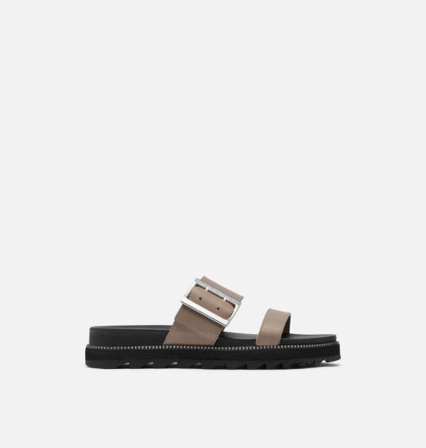 Sorel-Women's Roaming Buckle Slide Sandal-Khaki