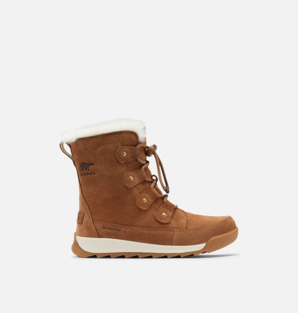 Sorel-Children's Whitney II Joan Lace Boot-Velvet Tan Chalk