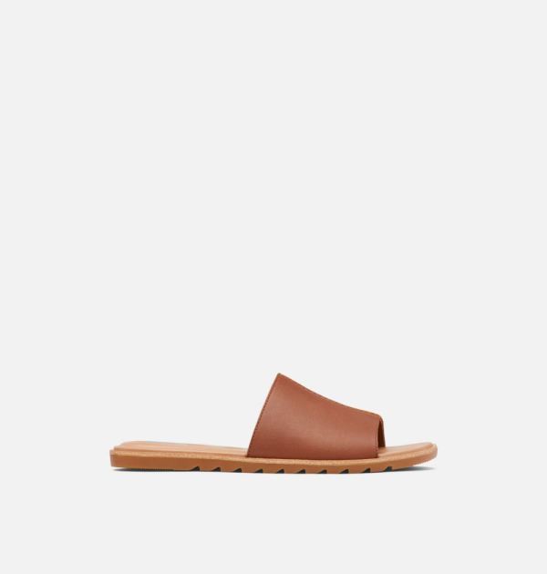 Sorel-Womens Ella II Block Slide-Velvet Tan