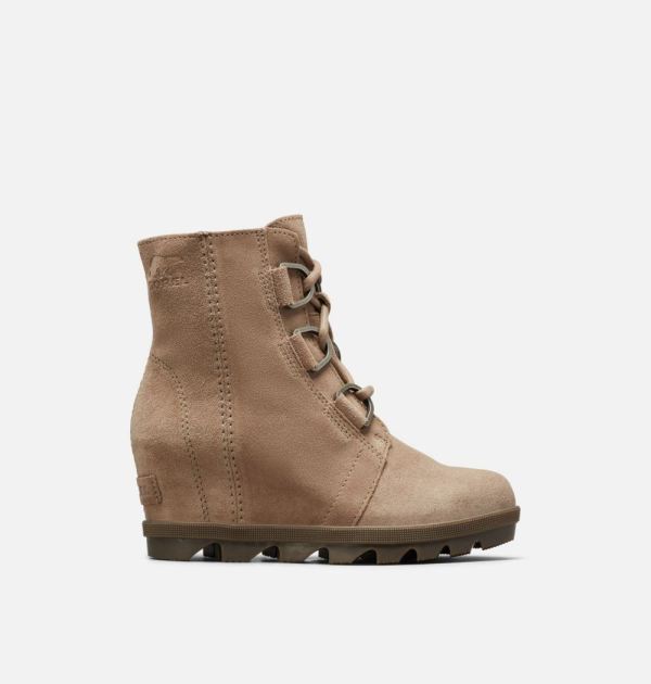 Sorel-Youth Joan Of Arctic Wedge II Boot-Camel Brown Cordovan