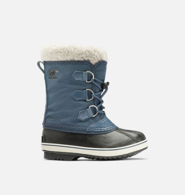 Sorel-Youth Yoot Pac Nylon Boot-Chrome Grey Black