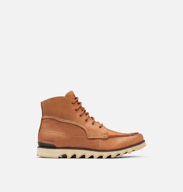 Sorel-Men's Kezar Moc Toe Boot-Beeswax Oatmeal