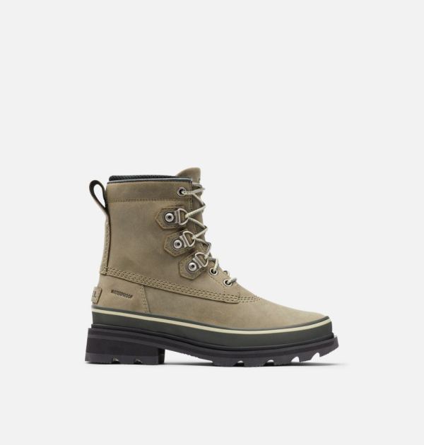 Sorel-Women's Lennox Street Boot-Sage Dark Moss - Click Image to Close