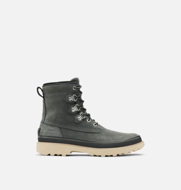 Sorel-Men's Caribou Street Boot-Grill Oatmeal - Click Image to Close