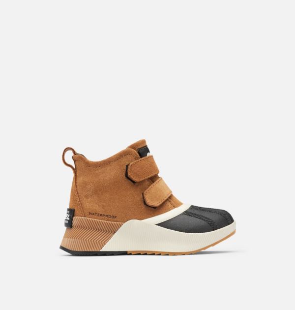 Sorel-Children's Out 'N About Classic Boot-Camel Brown Sea Salt