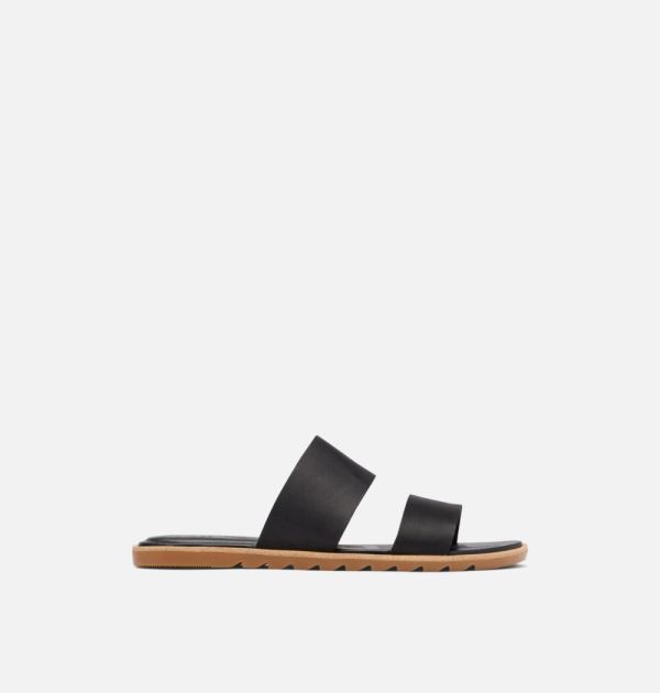 Sorel-Women's Ella II Slide Sandal-Black