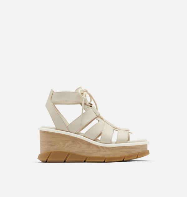 Sorel-Women's Joanie III Lace Wedge Sandal-Chalk Gum 17