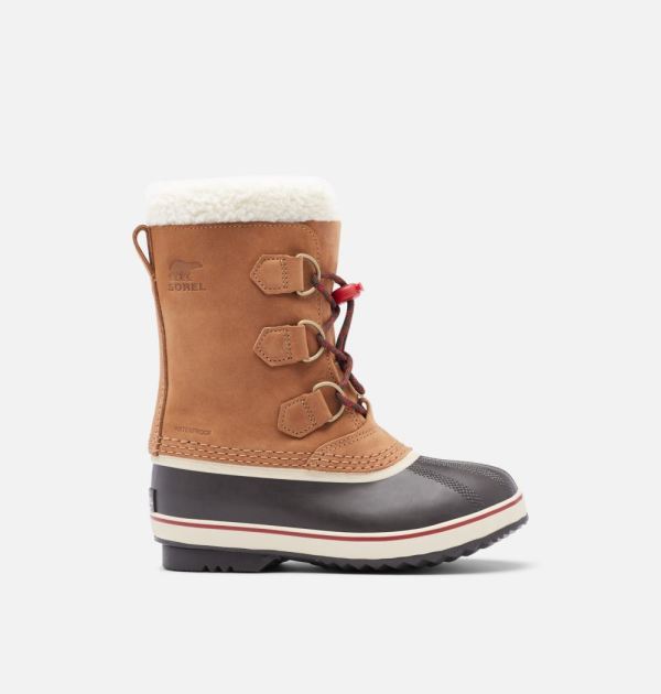 Sorel-Youth Yoot Pac Caribou Boot-Velvet Tan - Click Image to Close